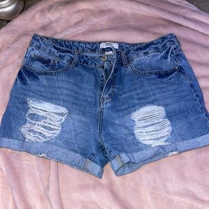 comfy jean shorts